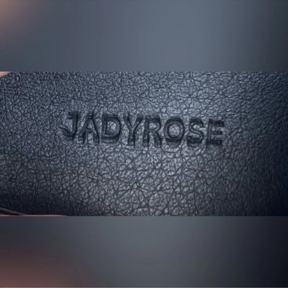 JADYROSE | BLACK MATTE LEATHER CHUNKY HEEL LOAFER SIZE 38/8 - Picture 4 of 14